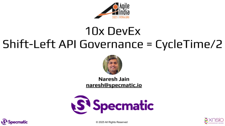 10x DevEx Shift-Left API Governance = CycleTime/2