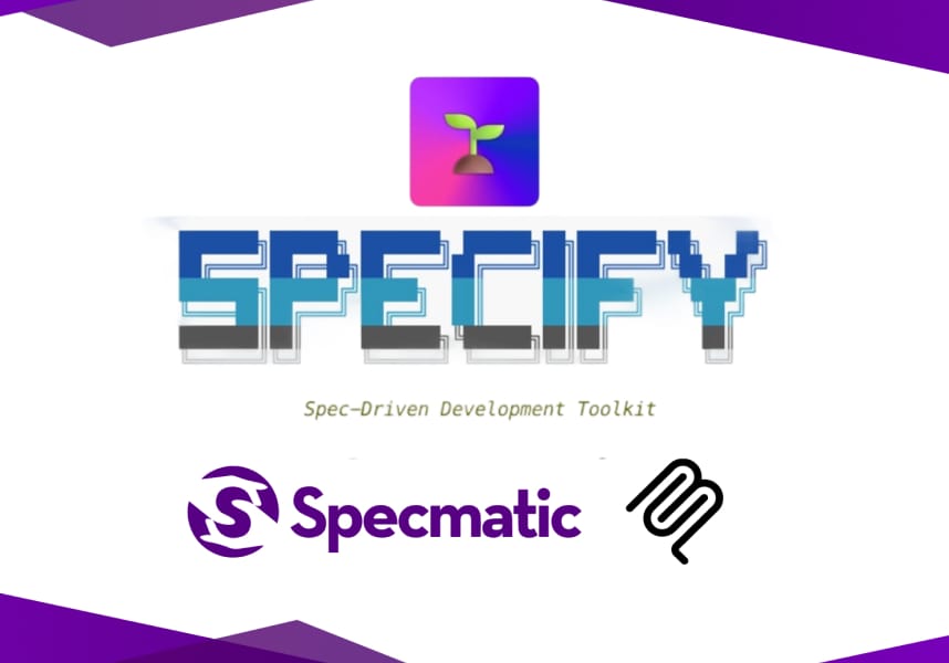 Specify and Specmatic development toolkit logos.