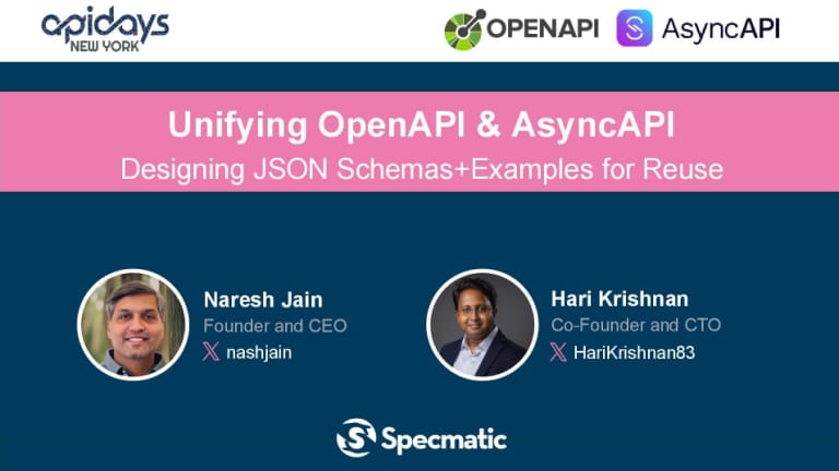 Event on unifying OpenAPI and AsyncAPI.